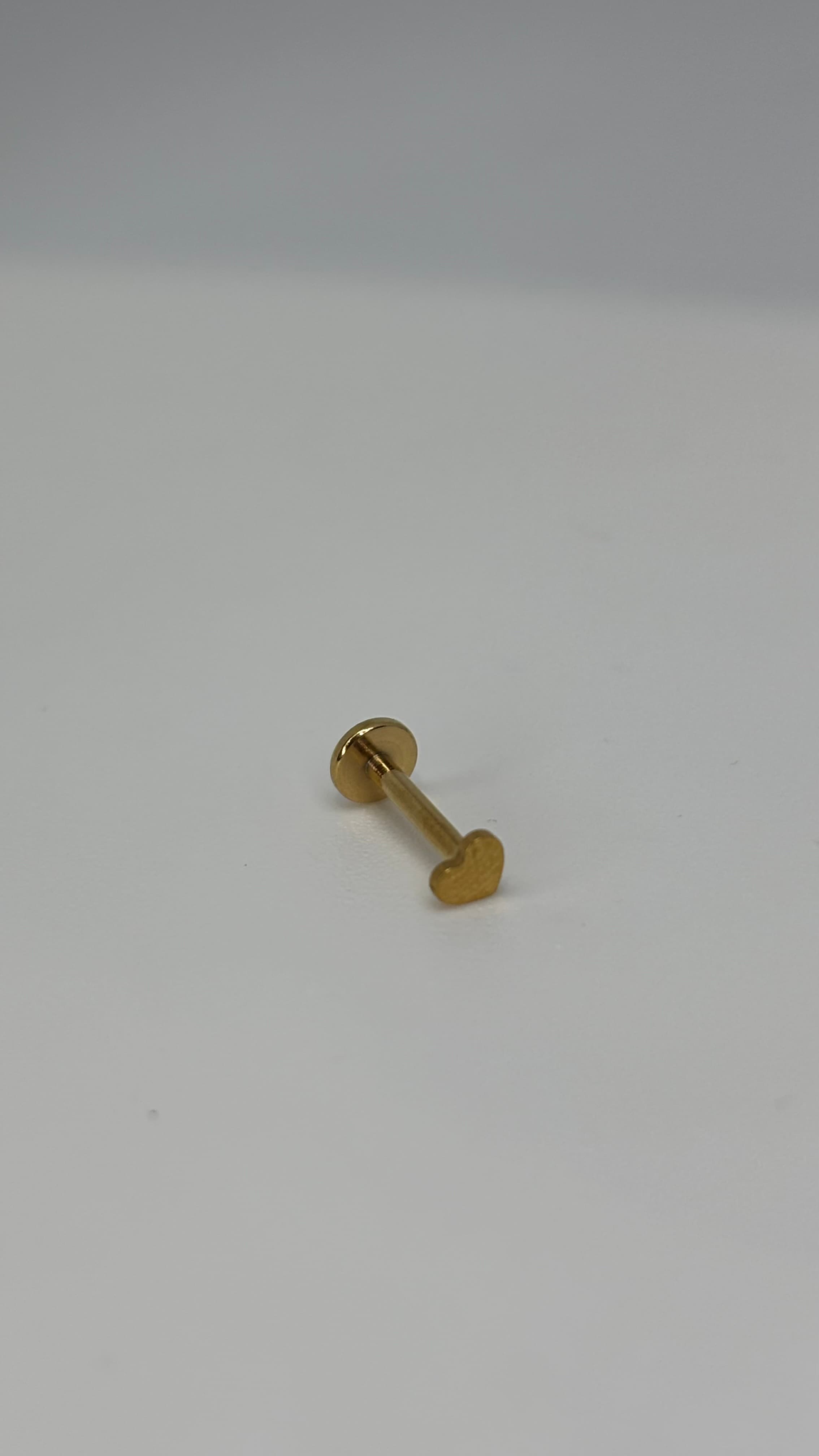 Labret Coração Pvd