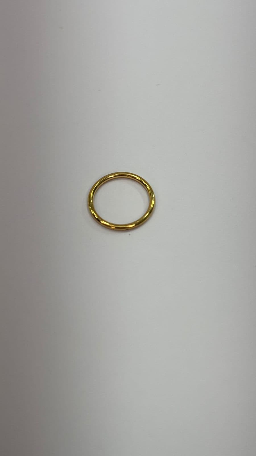 Argola Basica 6mm PVD