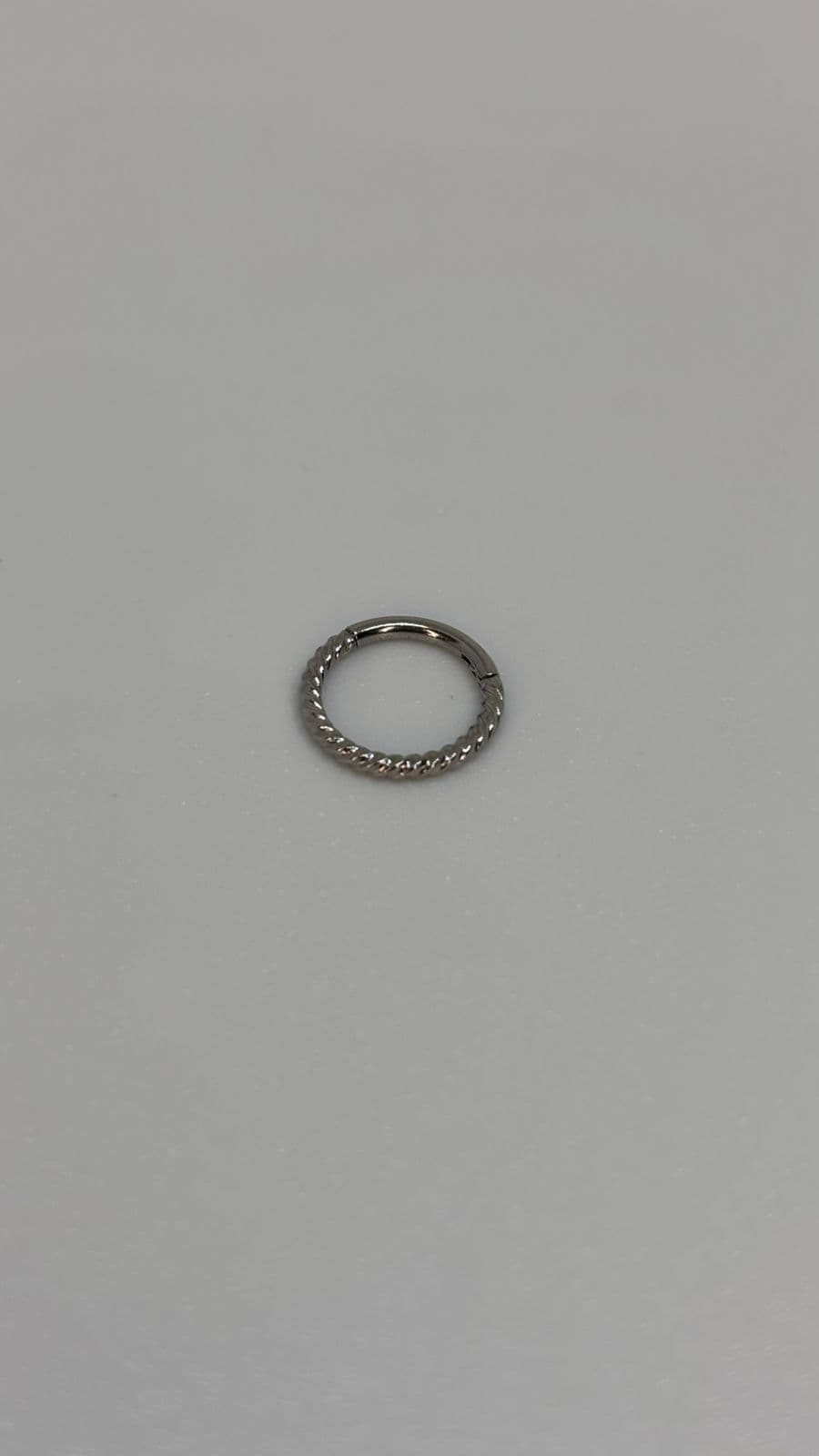 Argola trançada 6mm