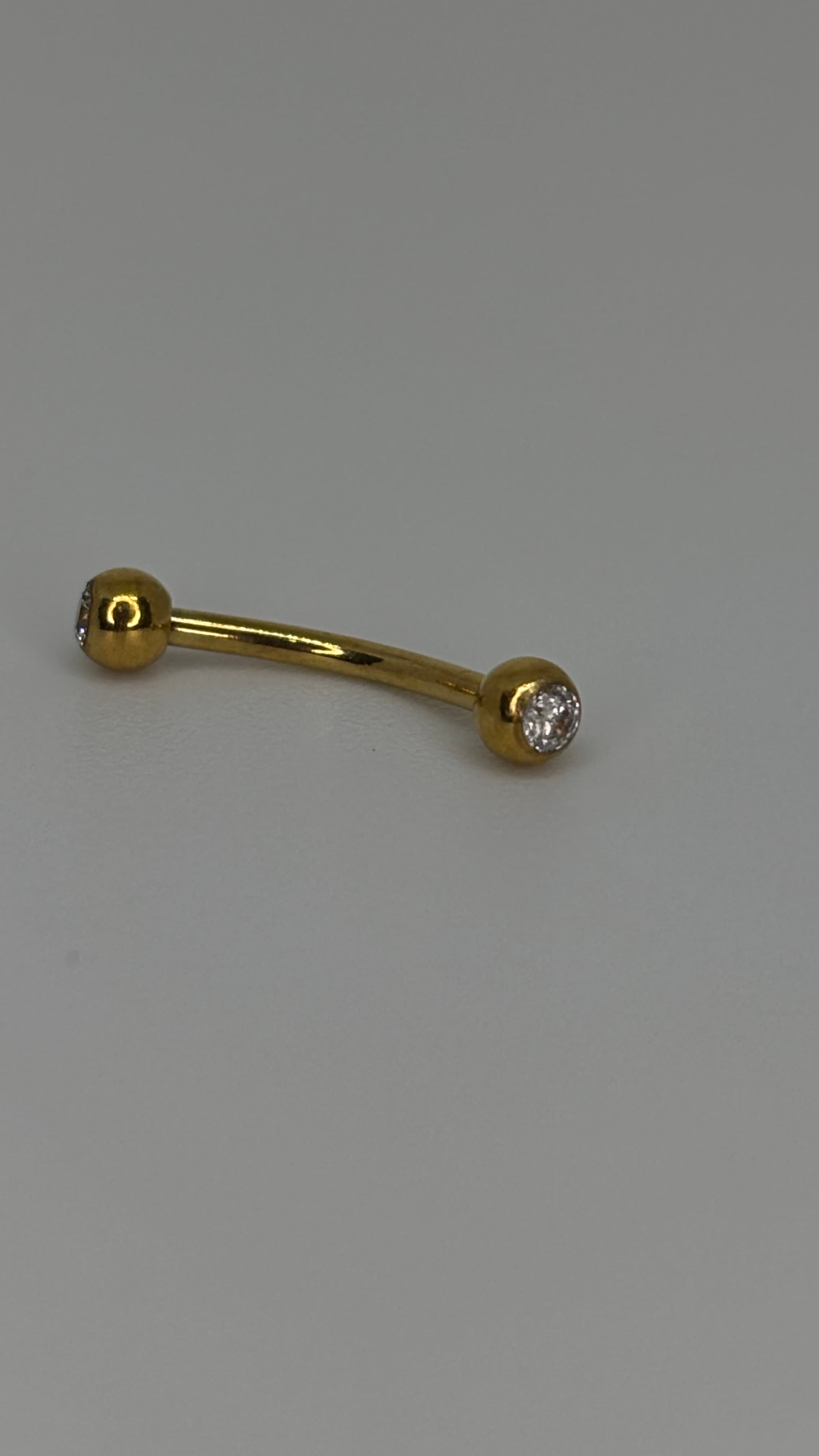 Curvo Bolinha Ponto Luz Pvd